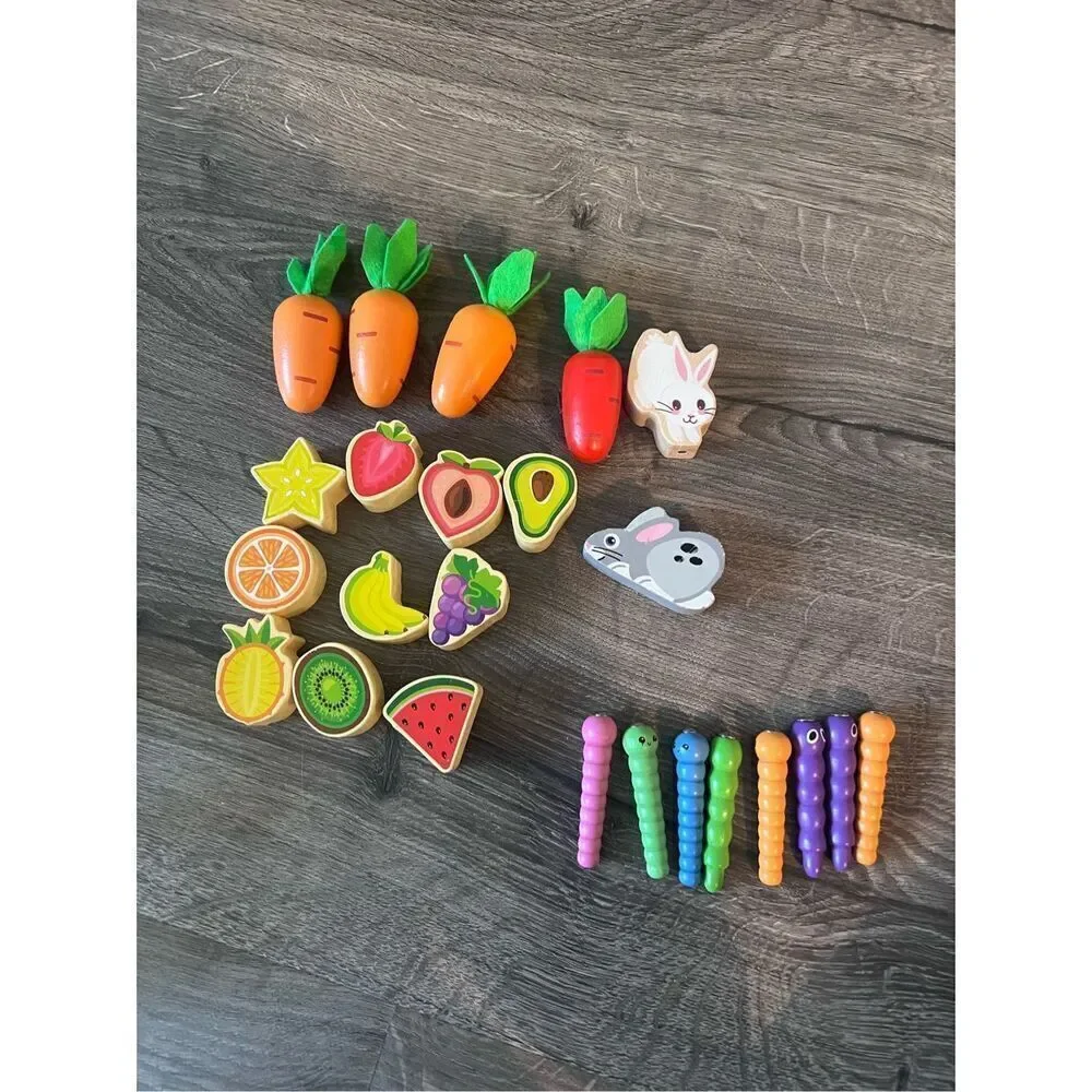 Toddlers Montessori Wooden Educational Toys for Baby Boys Girls Age 1 2 3 Year O